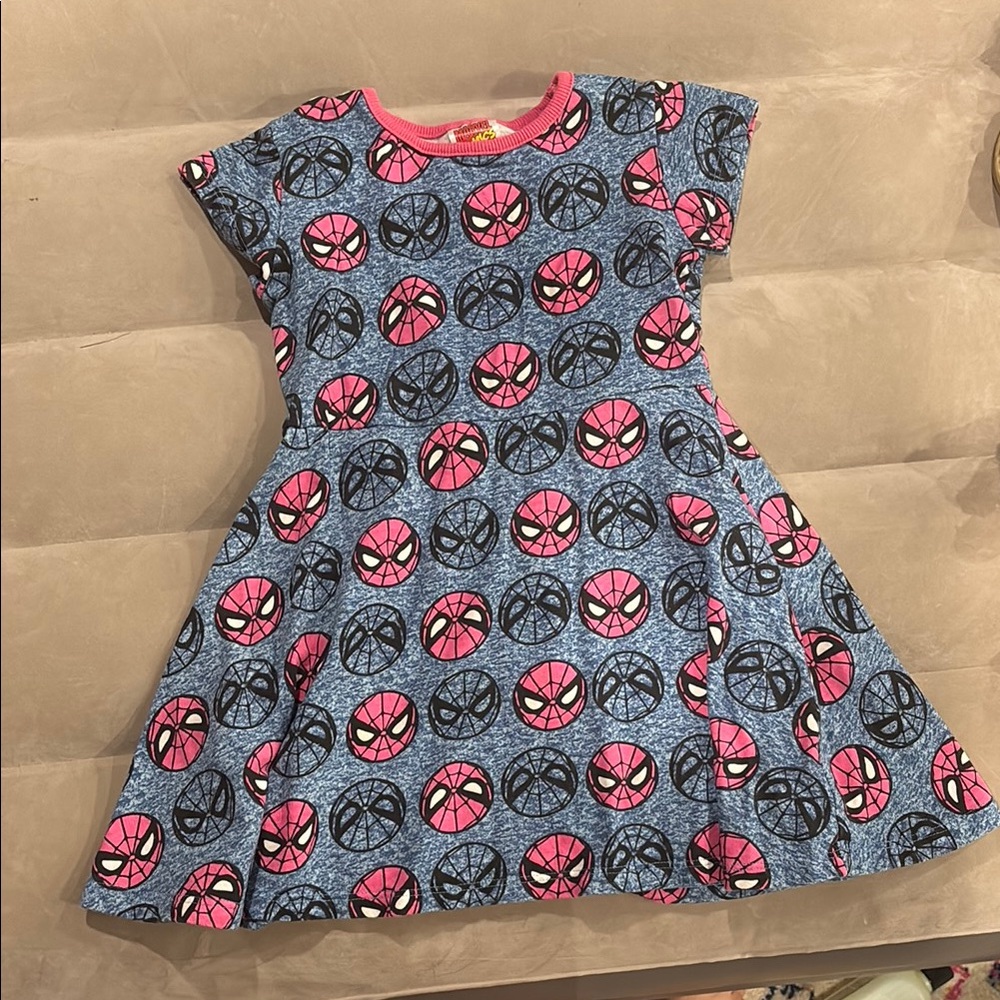Marvel Kids Casual Dress - Blue and Pink